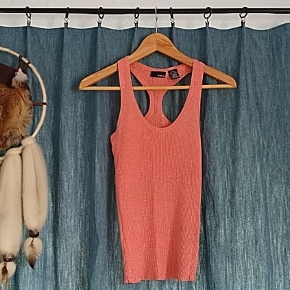 Peach & Gold Racerback Tank